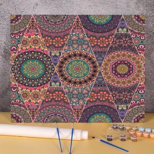 Region Islam Painting By Numbers Complete Kit Acrylic Paints 40*50 Oil Painting Wall Paintings For Adults Wall Handiwork