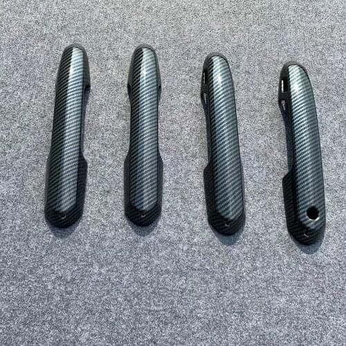 Car Door Handle Cover Door Bowl Protector Molding Trim Stickers Auto Styling Accessories For Toyota Highlander 2021 2022