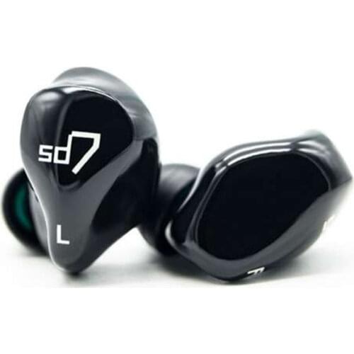 New DIY HIFI SD7 4BA+1DD Hybrid 5 Drive Units In Ear Earphone DJ HIFI Earphones Wired With MMCX Interface