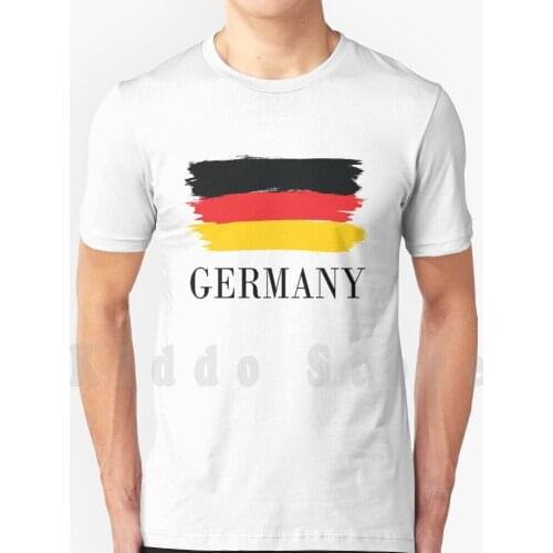 Germany Flag , Best Friend Gift , Funny Humor T Shirt DIY Big Size 100% Cotton Brandenburg Gate Fernsehturm Alexanderplatz