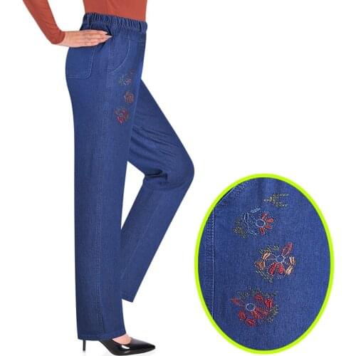 ODFVEBX Women's Straight Jeans