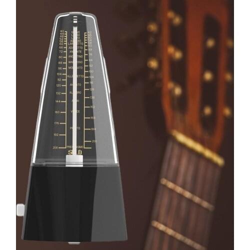 Professional MetronomeMusical Metronome Mechanical Movement Musical Instrument ABS Accurate for Chromatic Guitar Bass Ukulele