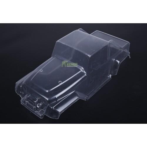 Clear PC Body Shell (Jeep Truck) Fit for 1/8 HPI Racing Savage XL FLUX Rovan TORLAND Monster Brushless Truck Parts