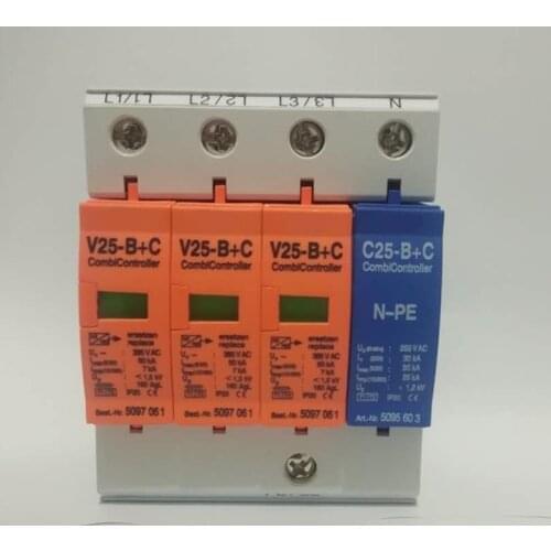 V25-B+C/3+NPE 7-50KA Surge Arrester ~385V AC Combi Controller Surge Protector