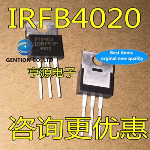 10Pcs IRFB4020 IRFB4020PBF TO-220-3 FET crystal in stock 100% new and original