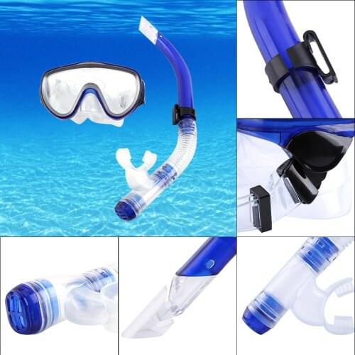 100% Brand New And High Quality Adult Tempered Glass Diving Mask With Breathing Tube Snorkeling Package Set Water Tight