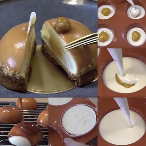 20 Hole Half Ball Sphere Silicone Mold Cake Bakeware Mold Sphere Half Baking Fondant Tools Kitchen Decor Chocolate Ball Sil J3H2