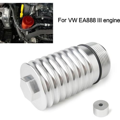 Aluminum Engine Oil Filter Cooling Shell For Volkswagen Golf 7 GTI R Scirocco and Audi S3 A3 Q5 MK7 car styling