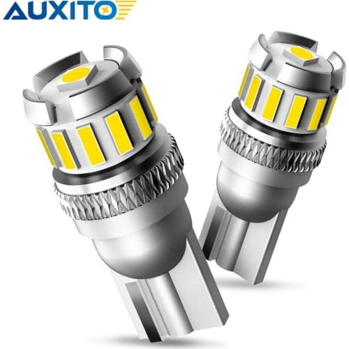 AUXITO 2Pcs W5W Led Bulb T10 LED Number Plate Lamp No Error For Honda Civic 2008 Accord CRV Type R Hrv Jazz Typer Accessories
