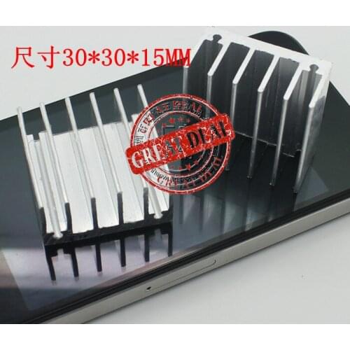 Free Ship 100PCS Custom high quality Aluminum Heatsink 30*30*15MM chipset heatsink