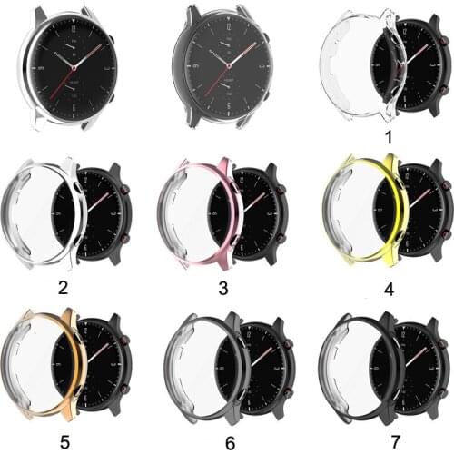 Screen Protector Flexible Cover for Huami Amazfit GTR 2 2e Watch Case GTR2 Lightweight Bumper Soft TPU Scratch-resistant Shell