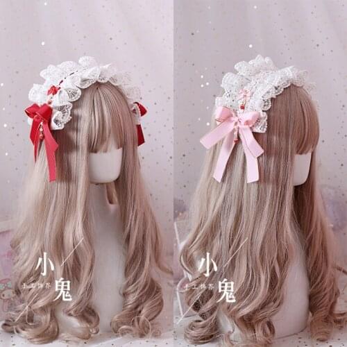 Hand Made Lolita Moon And Stars Strawberry Headdress Hair Band KC Necklace Bracelets Strawberry Side Clip Hair Accessories