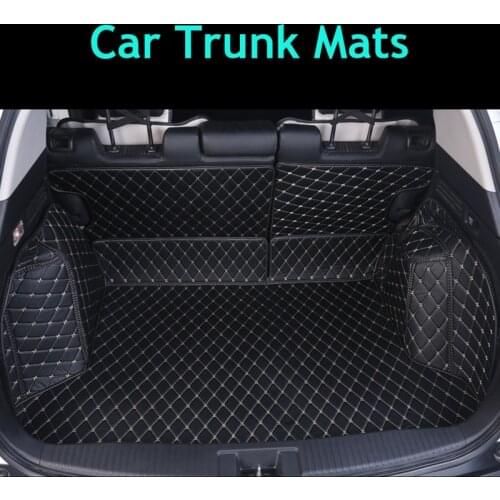Car Trunk Mats for kia rio 3 киа рио 3 rio 4 sportage ceed CEE'D Sorento OPTIMA CERATO PICANTO SOUL 2000-2019 коврики в машину