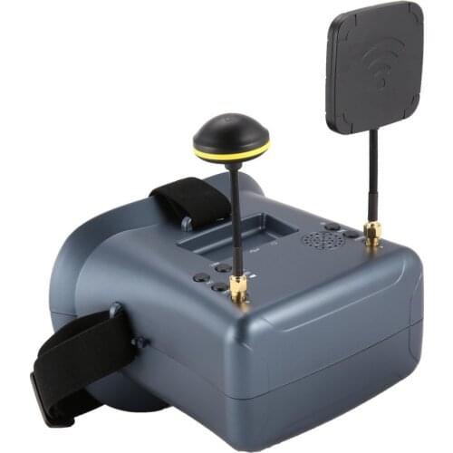 LS-008D 5.8G FPV Googles VR Glasses High Quality 40CH With 2000mA Battery DVR Diversity For RC Model 92% Transparent Lens Hobby