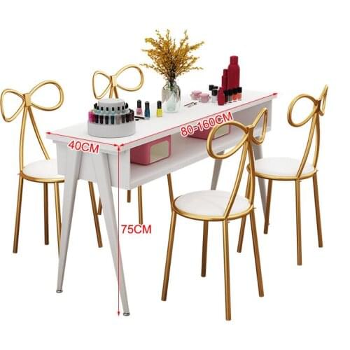 Nail table economy single double triple manicure table ins nail table net red nail table and chair set