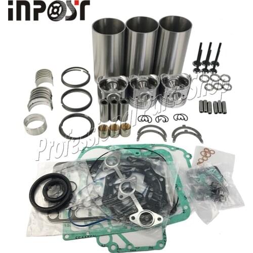 New For Kubota D722 Overhaul Rebuild Kit With Gasket Set Piston ring Repair Set