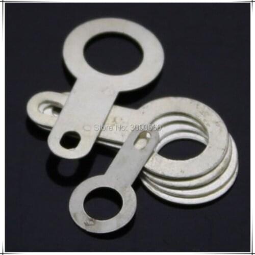 2.7mm Inner DIameter Tin Plated Brass Washer Gasket Single Head Brass Welding Washer Brass Lugs 500pcs/lot