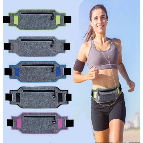 Professional Running Waist Bag Sports Belt Pouch Mobile Phone Case Men Women Hidden Pouch Gym SportsBags Running Belt Waist Pack