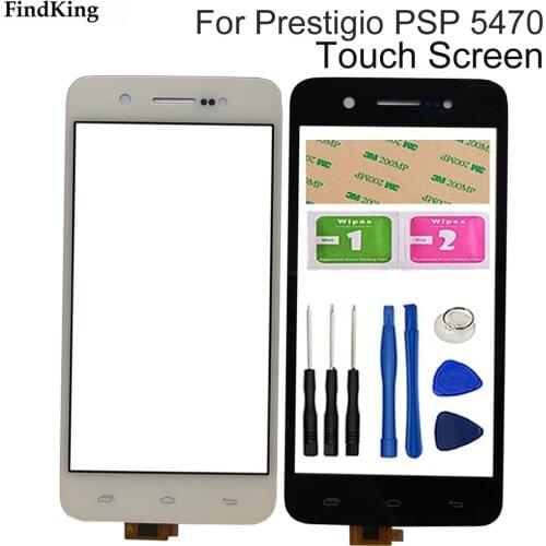Touch Screen For Prestigio Grace X5 PSP5470 DUO PSP 5470 TouchScreen Front Glass Sensor Mobile Replacement Tools Adhesive