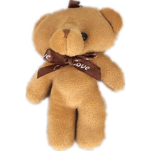 Wedding Bear Plush Stuffed Toy Doll , 10CM Pendant key chain Bear Plush toy