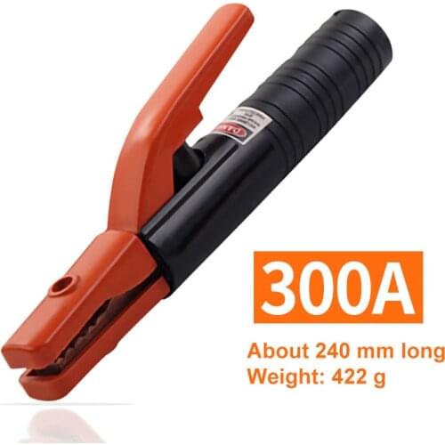 Pure Copper Welding Tongs Insulated Handle 300A/500A Industrial Heavy Duty Welder Welding Tools