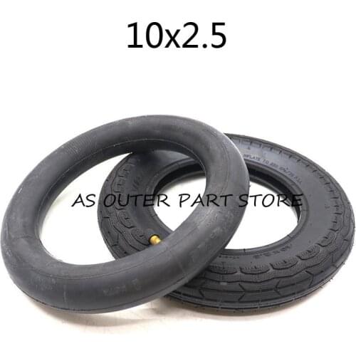 10x2.5 Inch Anti-Explosion Scooter Inner and Outer Tyre For Segway Ninebot Electric Scooter MAX G30 G30D