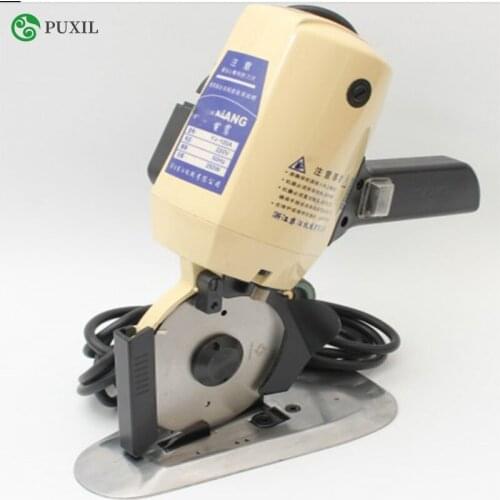 YJ-110 type Electric Cloth Cutter Fabric Cutting Machine Fabric Round Knife Cutting Machine Electric Hand Push Scissors