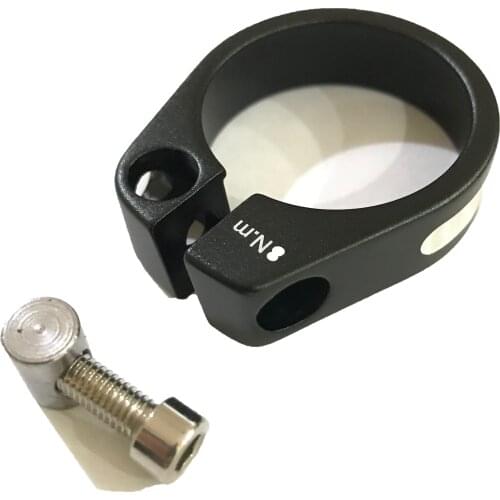 Aluminum Alloy Bicycle Seatpost Clamp 34.9mm Seat Tube Clamp MTB Bike Seat Tube Clip Bike Parts Bike Saddle Seat Clamp