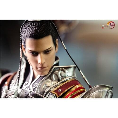 1/6 Scale Game Version Tian Ce Handsome Male Head Carved Model for 12"male Action Figure Collection Toys Gift