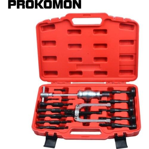 16Pcs Inner Bearing Races Blind Hole Gear Bushes Extractor Puller Separator Set Removal Tools