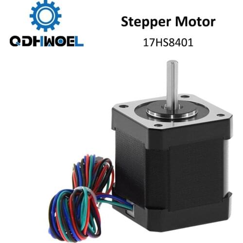 1 pcs 4-lead Nema17 Stepper Motor 48mm length / 78Oz-in / 1.8A Nema 17 42BYGH 1.7A (17HS8401) motor for CNC XYZ Axis