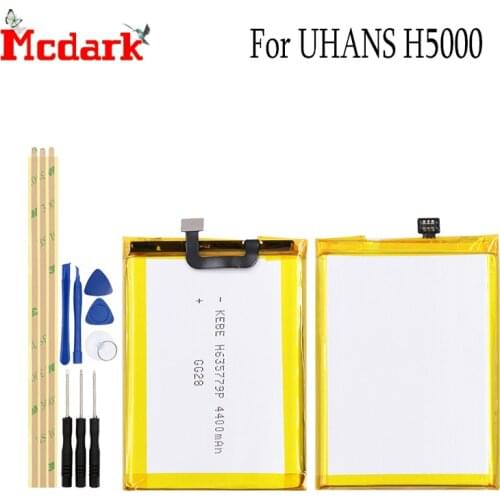 For UHANS H5000 Battery Batterie Accu 4500mAh Replacement High Quality Back Up Bateria For UHANS H5000 Smart Phone with Tools