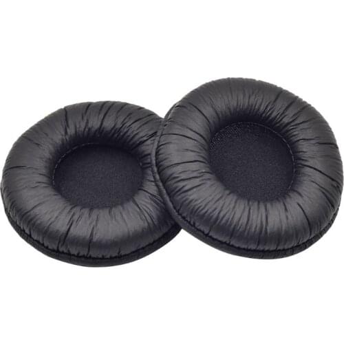 1Pair Memory Foam Earpads Wrinkled Leather Ear Cushions Cover Repair Parts for Logitech h600 609 340 h760