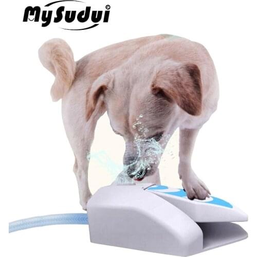 Automatic Pet Dog Water Fountain Outdoor Cat Dog Water Drinking Feeder Dispenser Bowl Interactive Dog Feeding Toy Pet Supplies