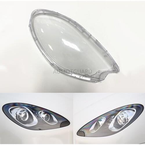 Car Headlight Lens For Porsche Macan S Macan Turbo 2012 2013 2014 Car Headlamp Lens Replacement Lens Auto Shell Cover