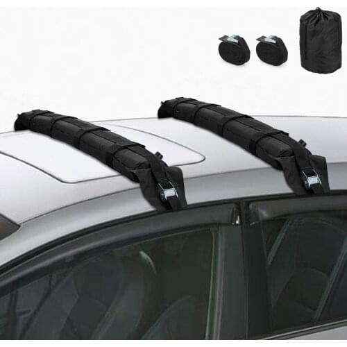 Car Soft Roof Rack Auto Outdoor Rooftop Luggage Carry 80kg Luggage for SUV Van ATV RV Camper Jeep Nylon EVA with Inflation Port