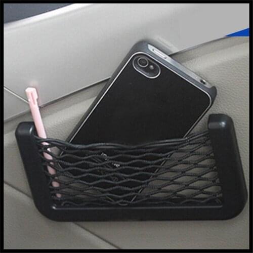 8*15CM Car Organizer Net Sticking Holder Pocket trunk for Chevrolet Stingray Aveo5 Trax Sonic Epica Cobalt Celta Lumina HHR