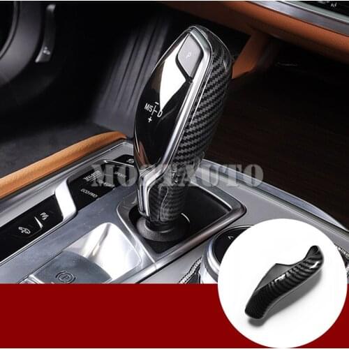 For BMW X3 X4 G01 G02 ABS Center Console Gear Shift Knob Trim Cover 2018-2019 1pcs Car Accessories Interior Car Decor Car Trim