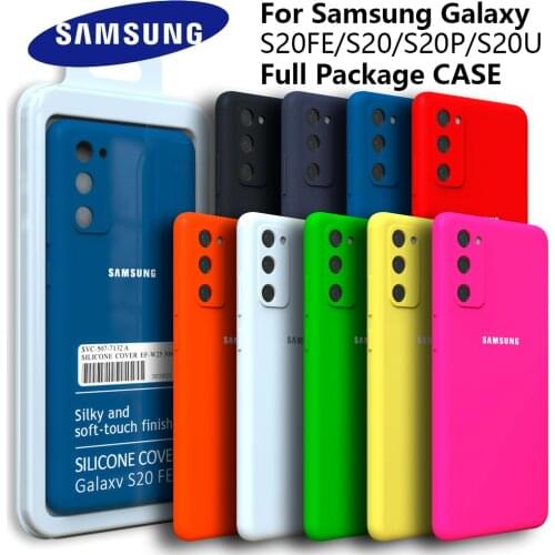 Galaxy S20FE Case Original Samsung s20 Fe Silky Silicone Cover High Quality Soft-Touch Back Protective Galaxy SM G780F