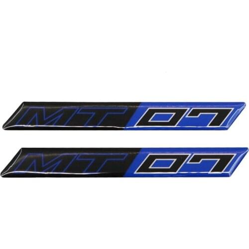 For Yamaha MT07 MT-07 MT 07 2018 2019 2020 Motorcycle Tank pad 3D Logo Sticker Body Shell Decal Protector Fairing Emblem Badge