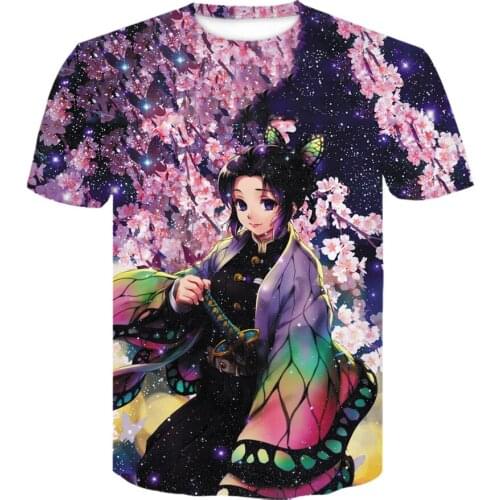 Demon Slayer anime t shirt for Men Kimetsu No Yaiba Top 3d printed Manga clothes Tees Summer casual harajuku t-shirts Camisetas