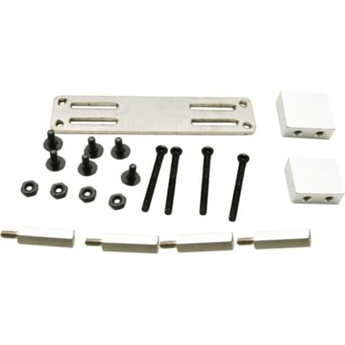 Quality Upgraded Metal Servo Fixed Mount Bracket Kit Parts for Wpl Rc Truck Car Accessories Toys for Children
