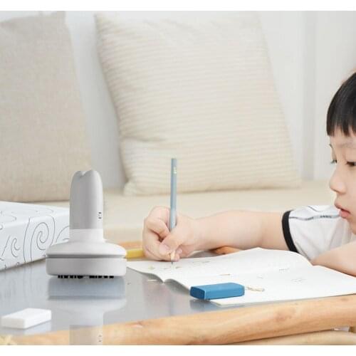 Desktop Vacuum Cleaner Mini Table Dust Sweeper Computer Keyboard Dust Sweeper Dust Crumb Cleaning Hair with Vacuum Nozzle