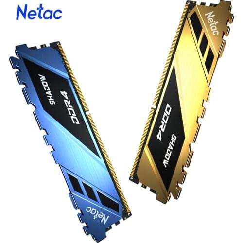 Netac DDR4 8GB 16GB Memoria Ram DDR4 2666 3200 3600 Memory Desktop Dimm with Heat Sink XMP for PC
