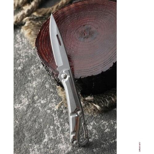 High hardness Folding knife Stainless Steel Survival Hunting Camping Fishing Climbing Outdoor Survival Knife Barbecue Knife Frui