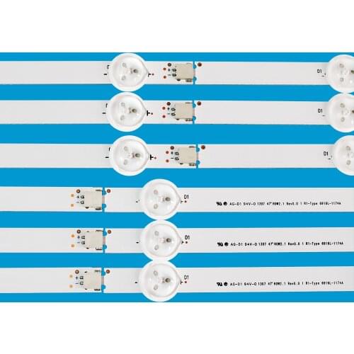 100%New R1,L1,R2,L2 47"LED backlight bar Replacement 6916L-1174A 6916L-1175A 6916L-1176A 6916L-1177