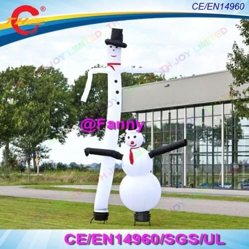 3m10ft or 6m20ft outdoor inflatable SKY DANCER snowman for wedding or party,free air shipping to door