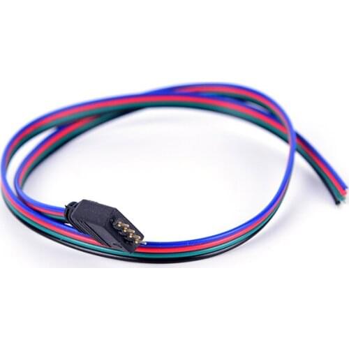 1pcs For Waterproof Strip To Wire Use RGB LED Strip Connector 4 Pin 3528/5050 50mm LED Tape Light Connector New
