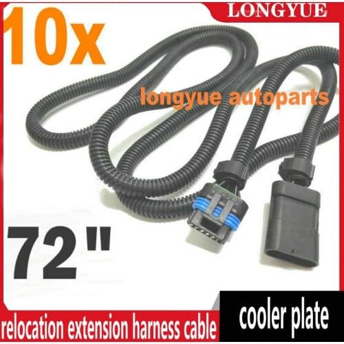 10pcs for GM 6.5L Turbo Diesel FSD PMD Relocation Extension Harness Cable for Cooler Plate