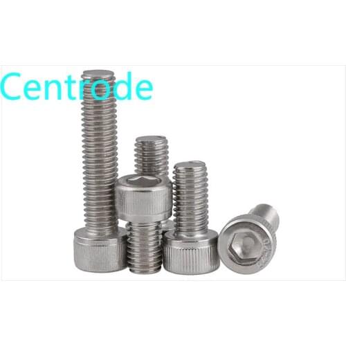 316 stainless steel hexagon socket head cap screws DIN912 socket head screws M10 M12 2PCS